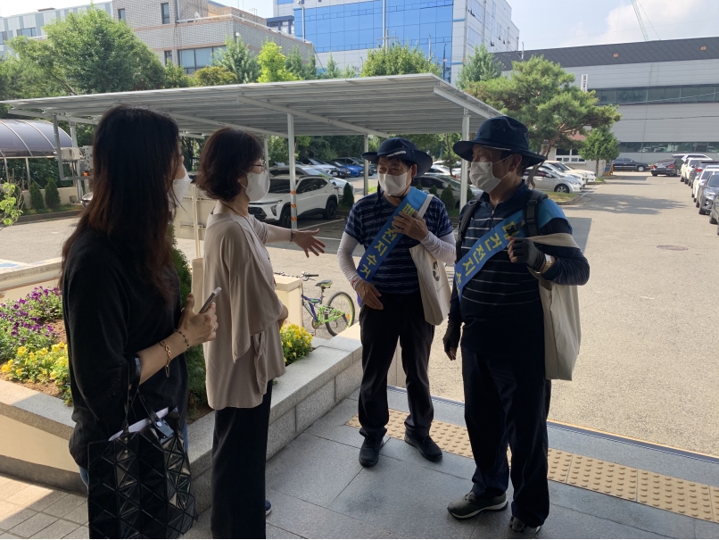 폐건전지수거사업 센터장님 동행 모니터링의 1번째 이미지