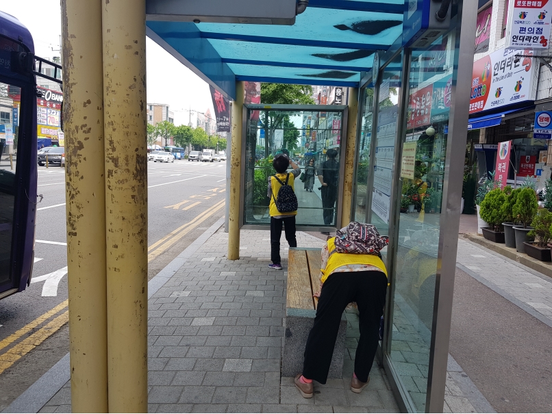 2019년 정류장지킴이 6월 활동사진(4조,7조)의 4번째 이미지
