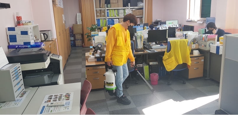 코로나19 대응 사무실 자체소독(4/13 ~ 4/17)의 1번째 이미지
