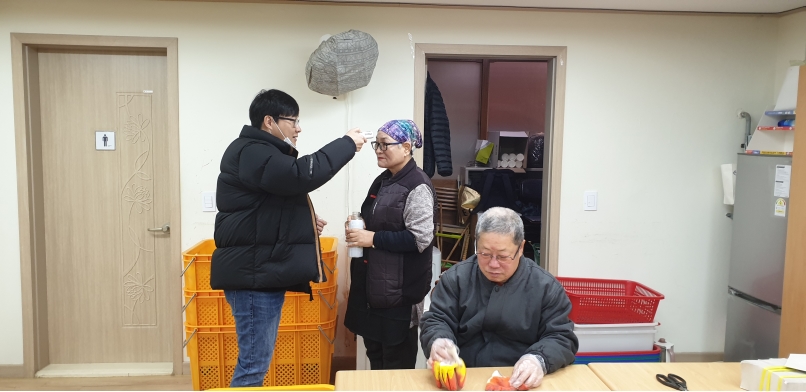 비전홀작업장 폐쇄안내 및 체온점검(코로나19예방)의 3번째 이미지