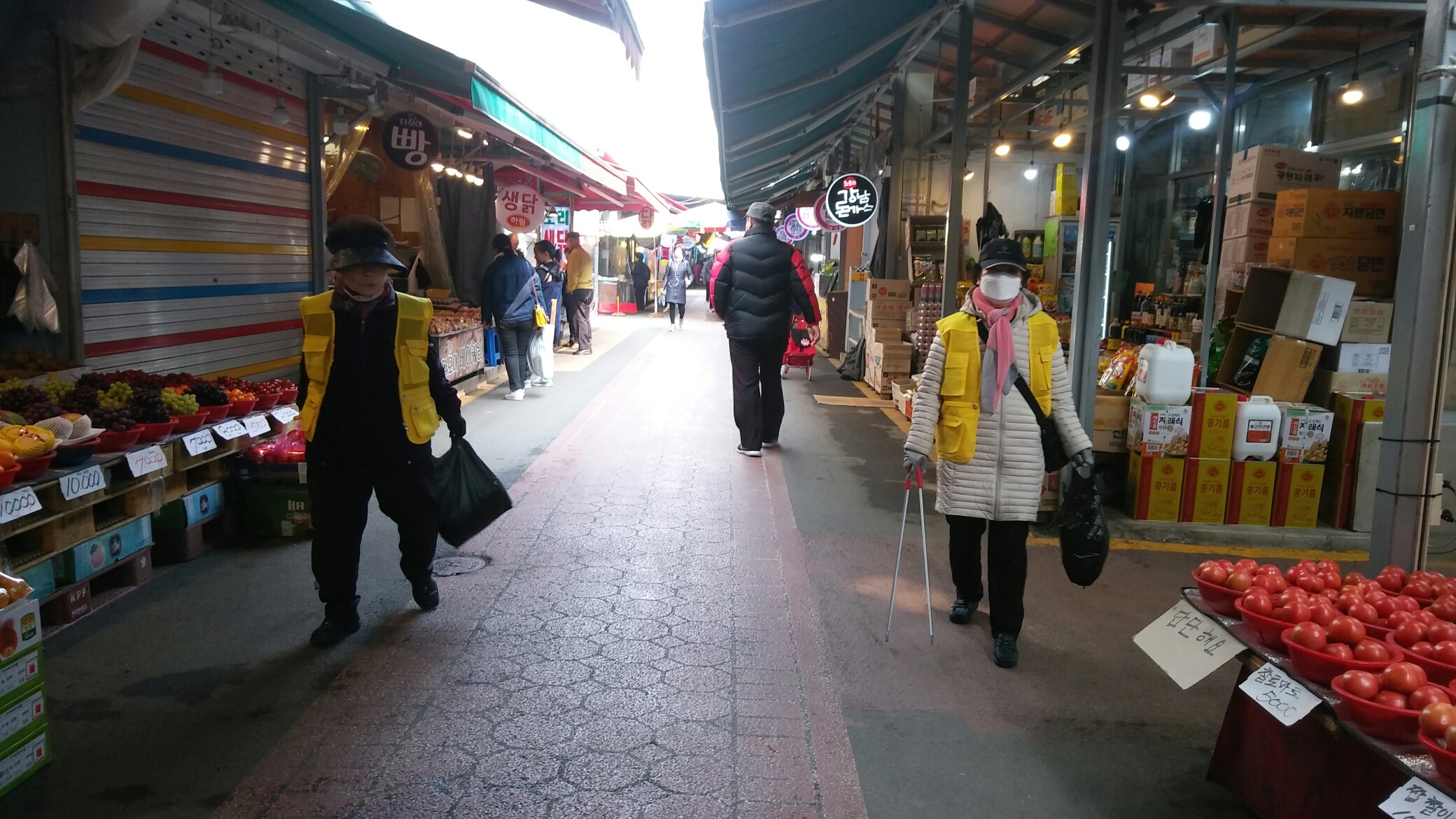 2019년 3월 우리장터도우미 활동사진 이미지