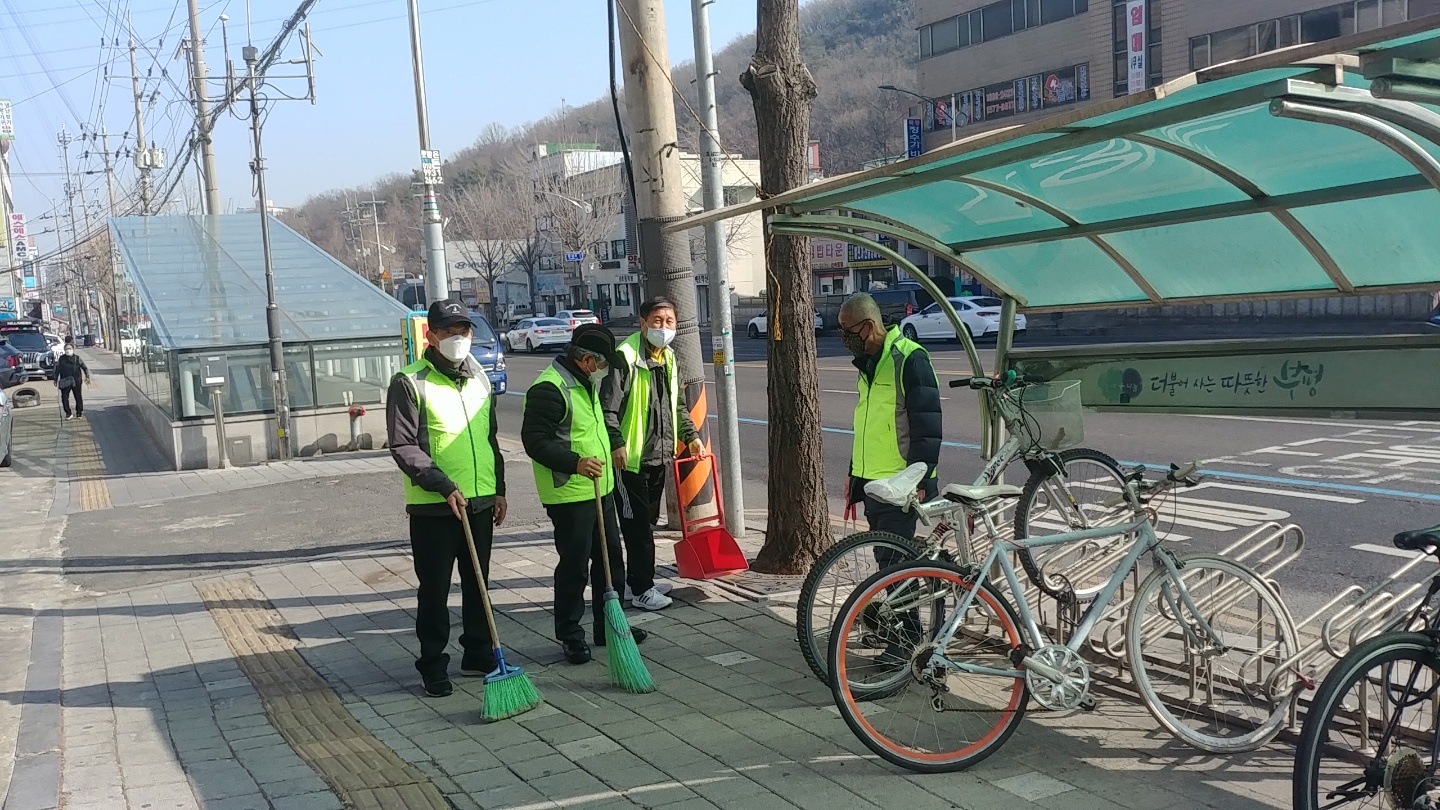 3월 자전거보관소 도우미 모니터링 이미지