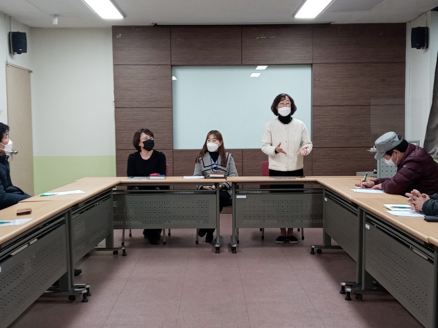 2021년 공동작업장운영(비전홀) 조장회의 이미지