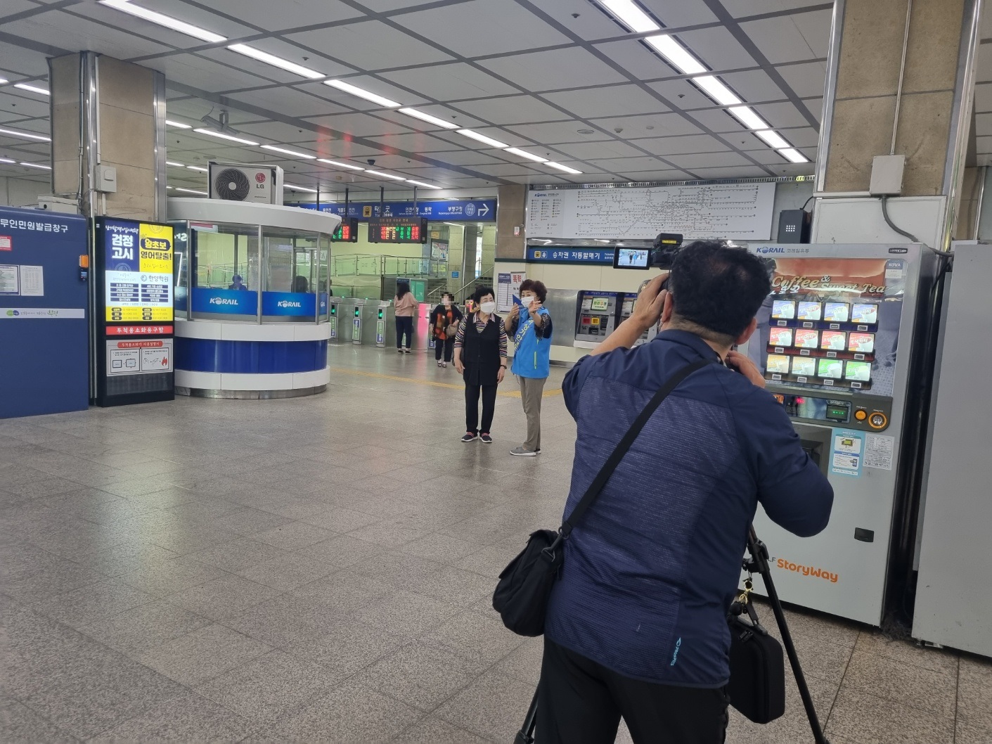 지하상가안내도우미 홍보영상 재촬영의 1번째 이미지