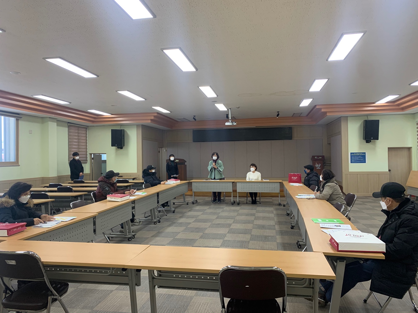 2021년 지하상가안내도우미 조장회의 이미지