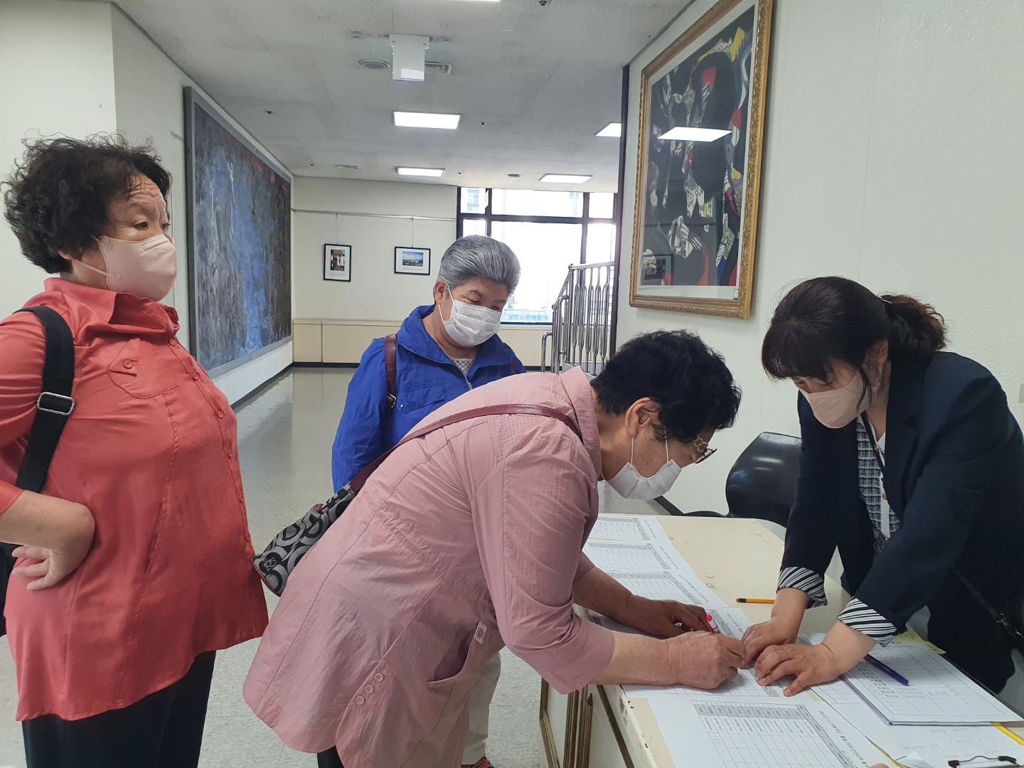 2022년 시니어방역단 활동 및 안전교육 이미지