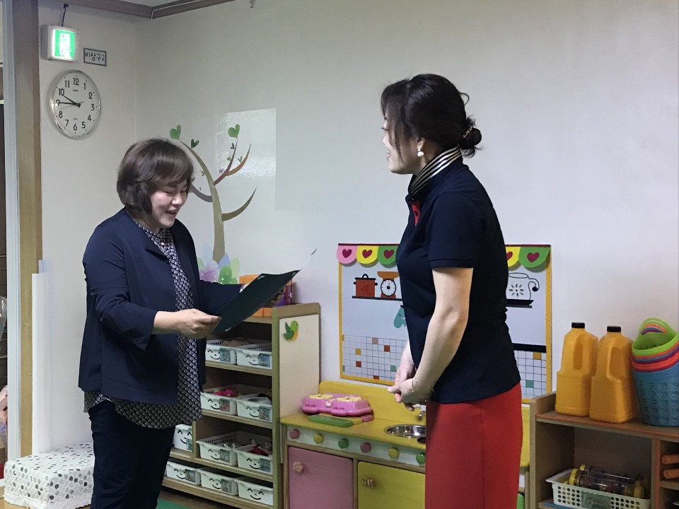2019년 엄마품사랑도우미 우수수요처 방문 이미지