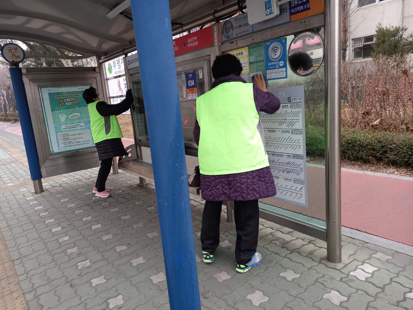 정류장지킴이 3월 모니터링 이미지