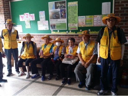 2018년 정류장지킴이 7월 활동 사진 이미지