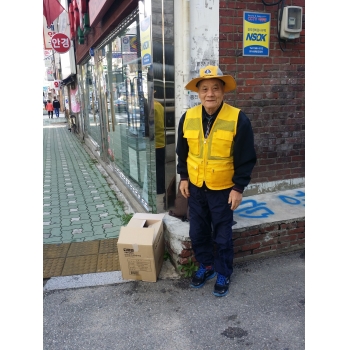 2018년 정류장지킴이 10월 활동 사진 이미지