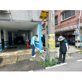 무단투기CCTV관리원 7월  모니터링 이미지