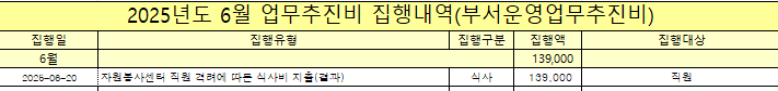 2025년 6월 업무추진비 집행내역의 2번째 이미지