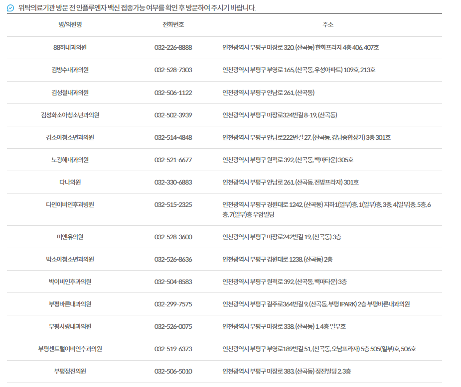 어르신 인플루엔자(독감) 국가예방접종 지원사업 안내의 2번째 이미지