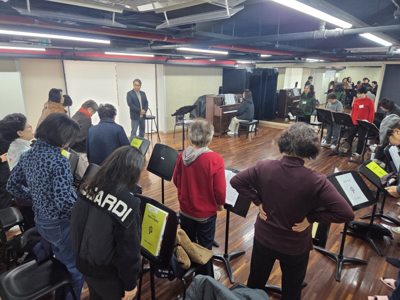 부평시니어합창단 연습의 1번째 이미지