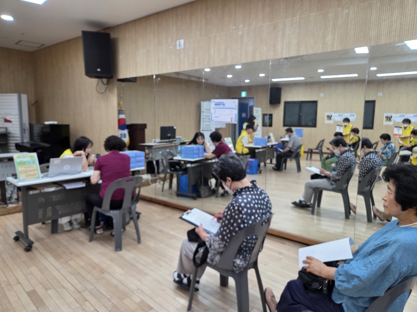 부평정신건강복지센터방문 스트레스 우울증검사 진행 이미지