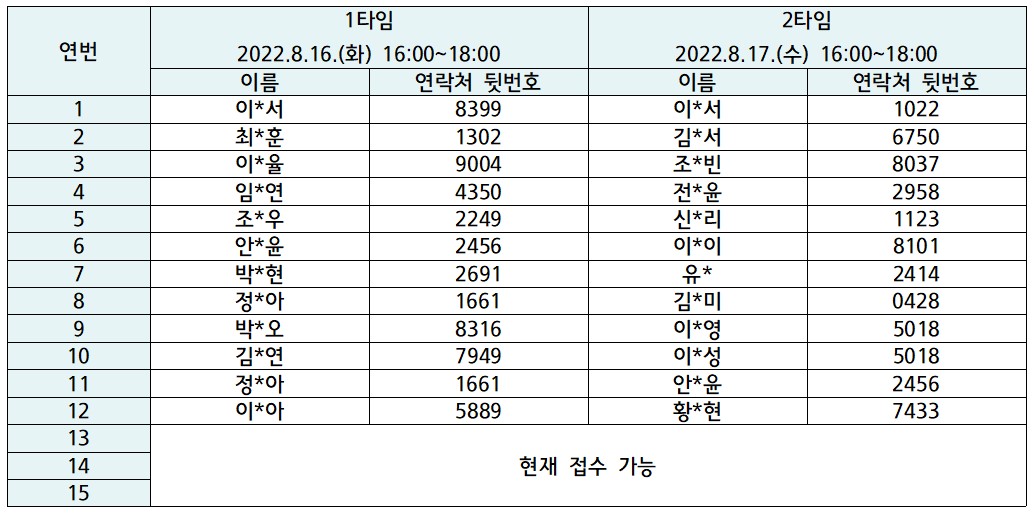 [선정공지] 퓨즈피아 8월 일일체험의 1번째 이미지