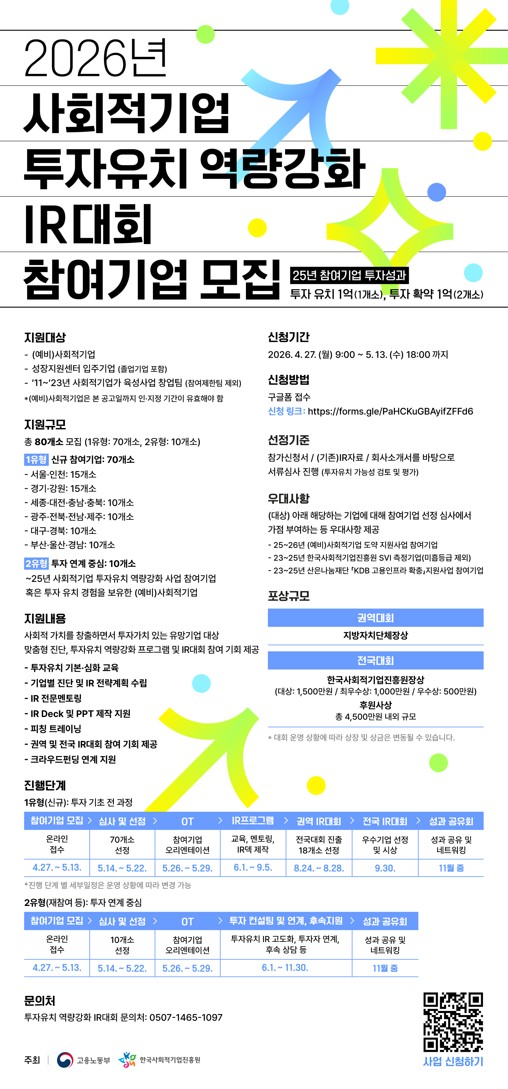 「2026년 사회적기업 투자유치 역량강화 IR대회」 참여기업 모집(~5/13)의 2번째 이미지