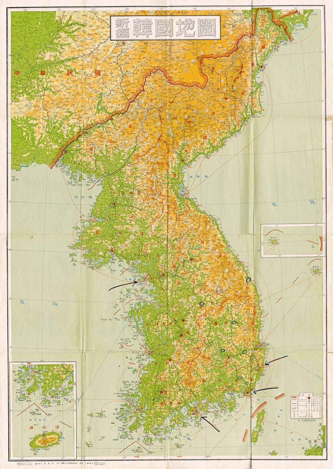 신편한국지도 이미지