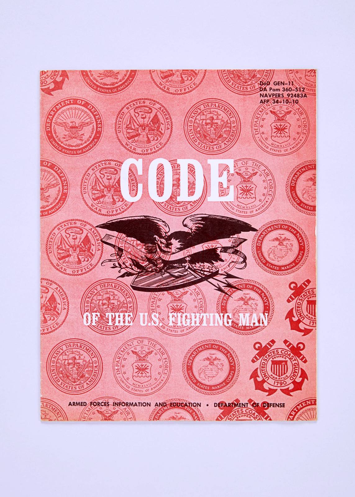 CODE OF THE U.S FIGHTING MAN 이미지